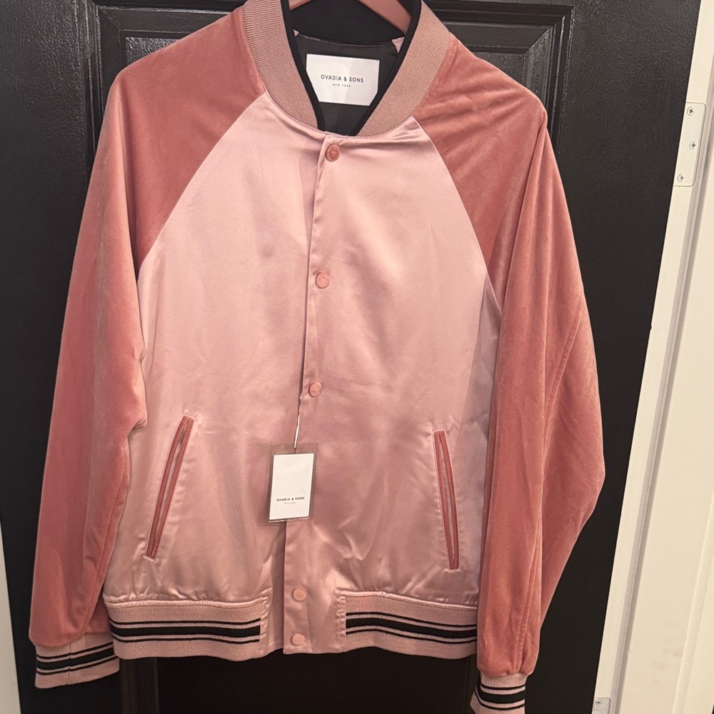 Ovadia & Sons Pink Bomber Jacket